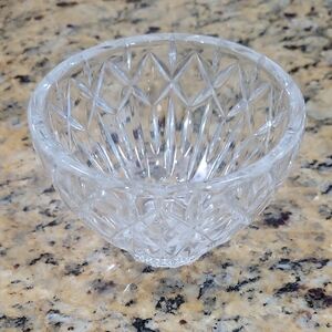 Elegant Clear Crystal Bowl